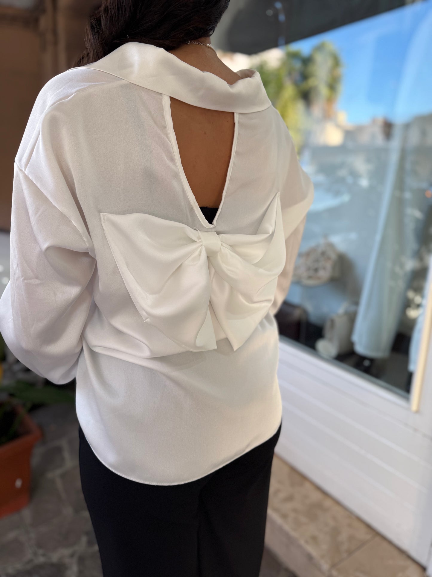 camicia fiocco