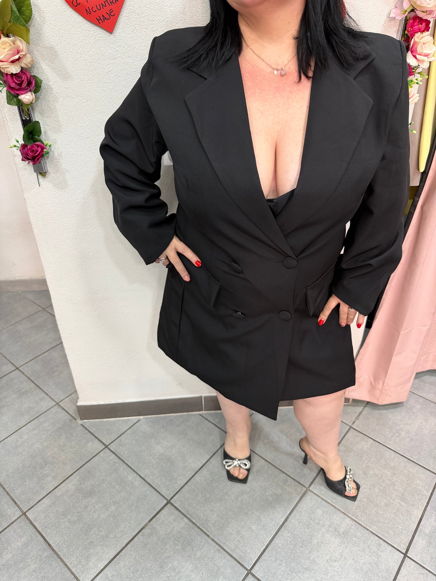 vestito giacca curvy