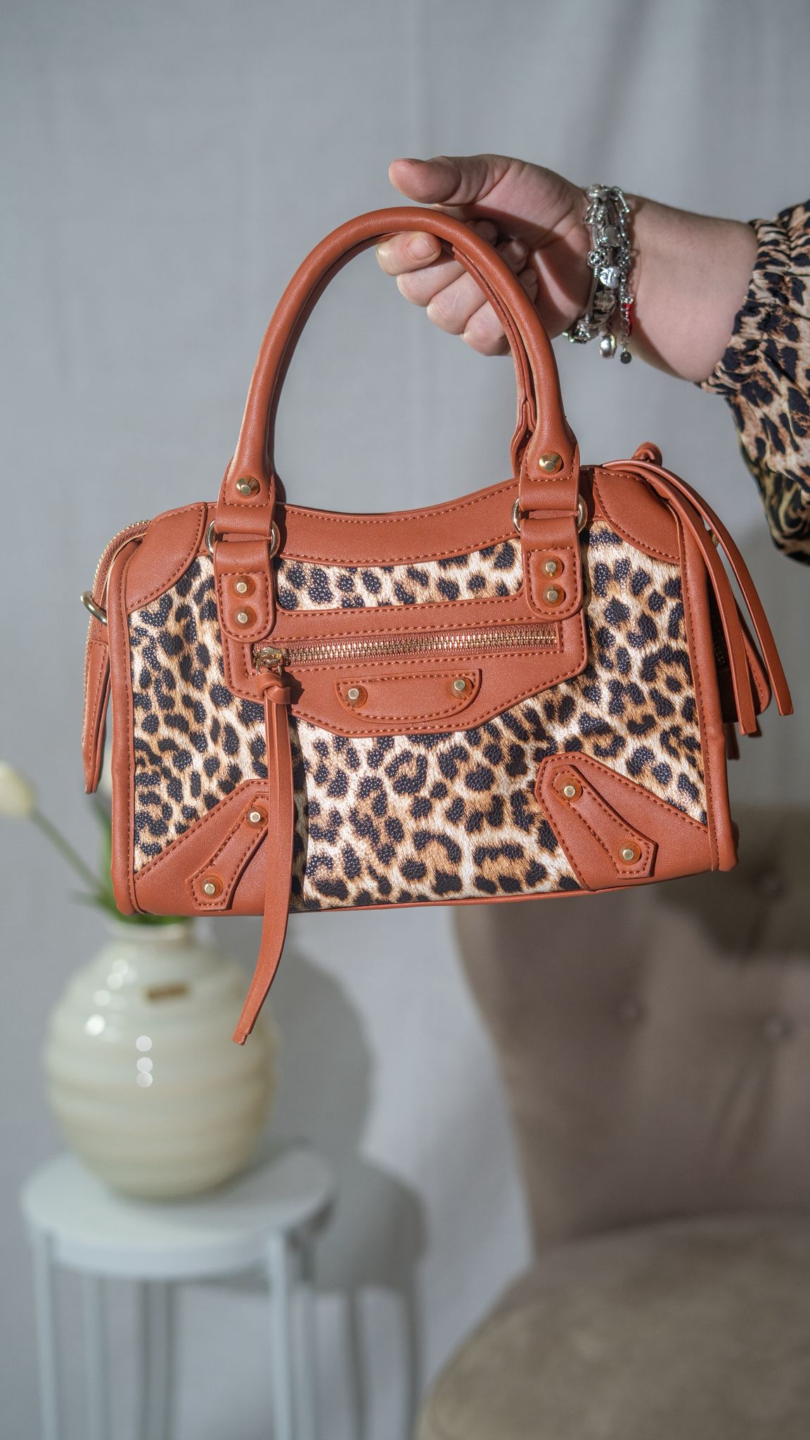 Borsa Leopardata
