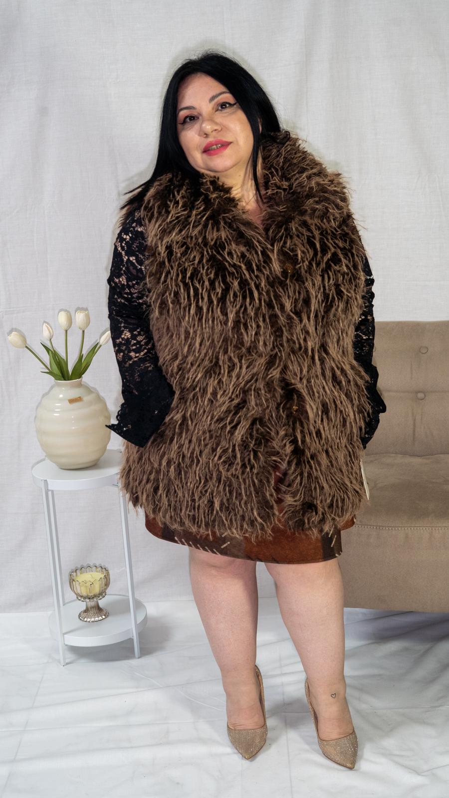 Smanicato Pelliccioso con chiusura ciappette